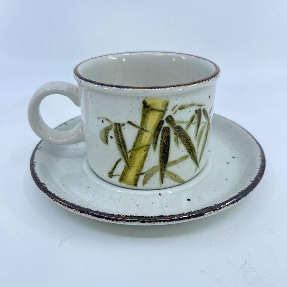 vintage stonehenge midwinter rangoon cup and saucer 1980's - Picture 2 of 7